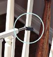 Kidco GY Spindle Adapter for mounting pressure gates to stairways spindles 
