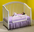 Convertible Wood Crib Rail White