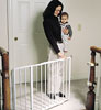 Cardinal Gates Stairway Special Child Safety Gate 26"-42 1 2"W x 30"H (Black or White) Extensions av