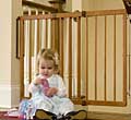 Cardinal Gates Wood Stairway Special Child Safety Gate 29 1 2"-49 1 2"W x 30"H 