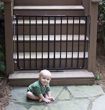 21 3/4" Extension For 5540 Outdoor Deck Gate (White, Black or Brown)