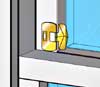 Wedge Type Window Lock 