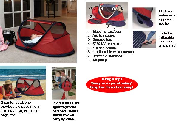 Peapod Travel Bed