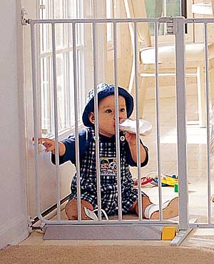 Step Plate for Elongate Child Safety Gate