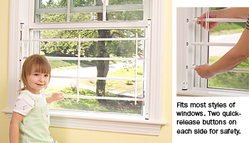 Guardian Angel Deluxe Window Guard (Small 17-23")