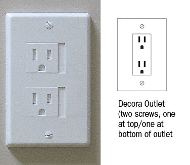 Sliding Safety Plate for Decora Outlets, 2 pk.